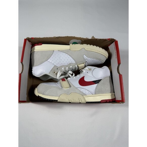 New Nike Air Trainer 1 Shoes Mens Size 13 White Red Black Sneakers DZ2547-100 main image 6